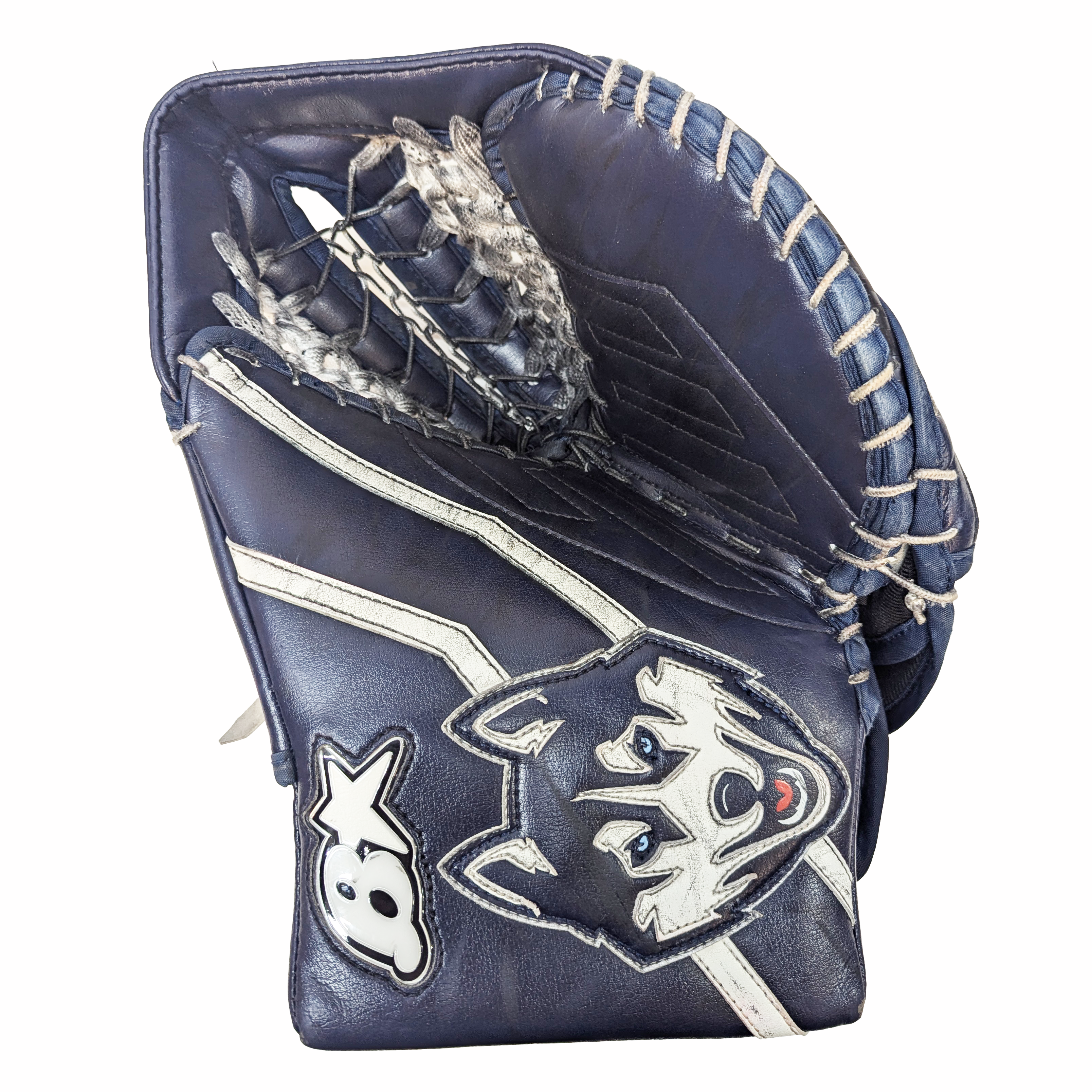 Brians G-Netik V - Gant de gardien de but Pro Stock d'occasion (bleu marine)